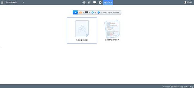 Select the type of project